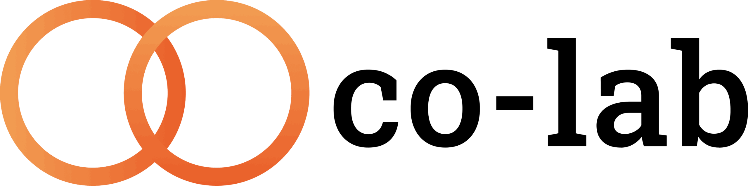 Co-Lab logo Horizontal (Black Text)