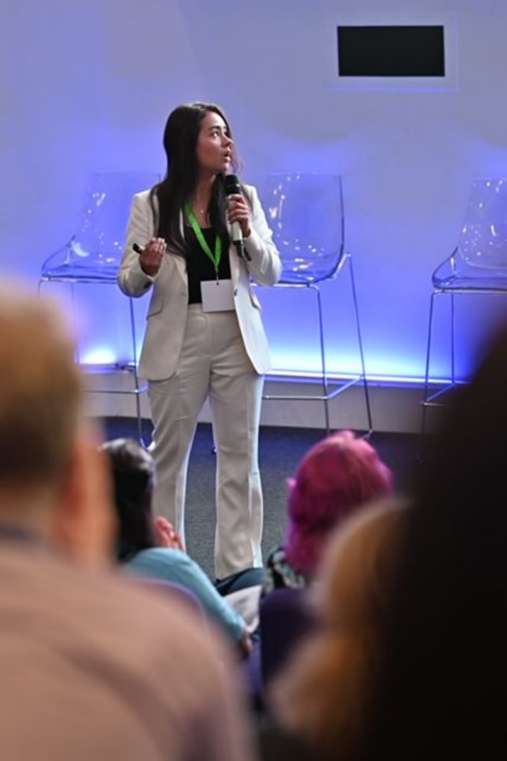 RAICo fellow Diana at Energus event
