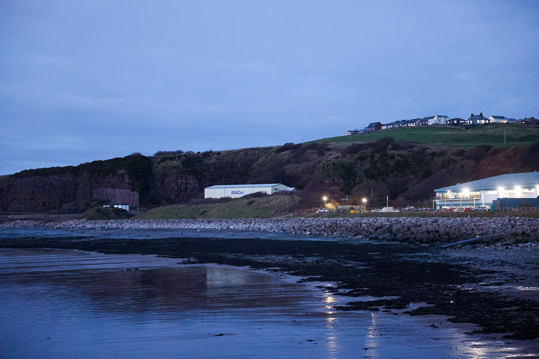 RAICo 1 Facility from shoreline