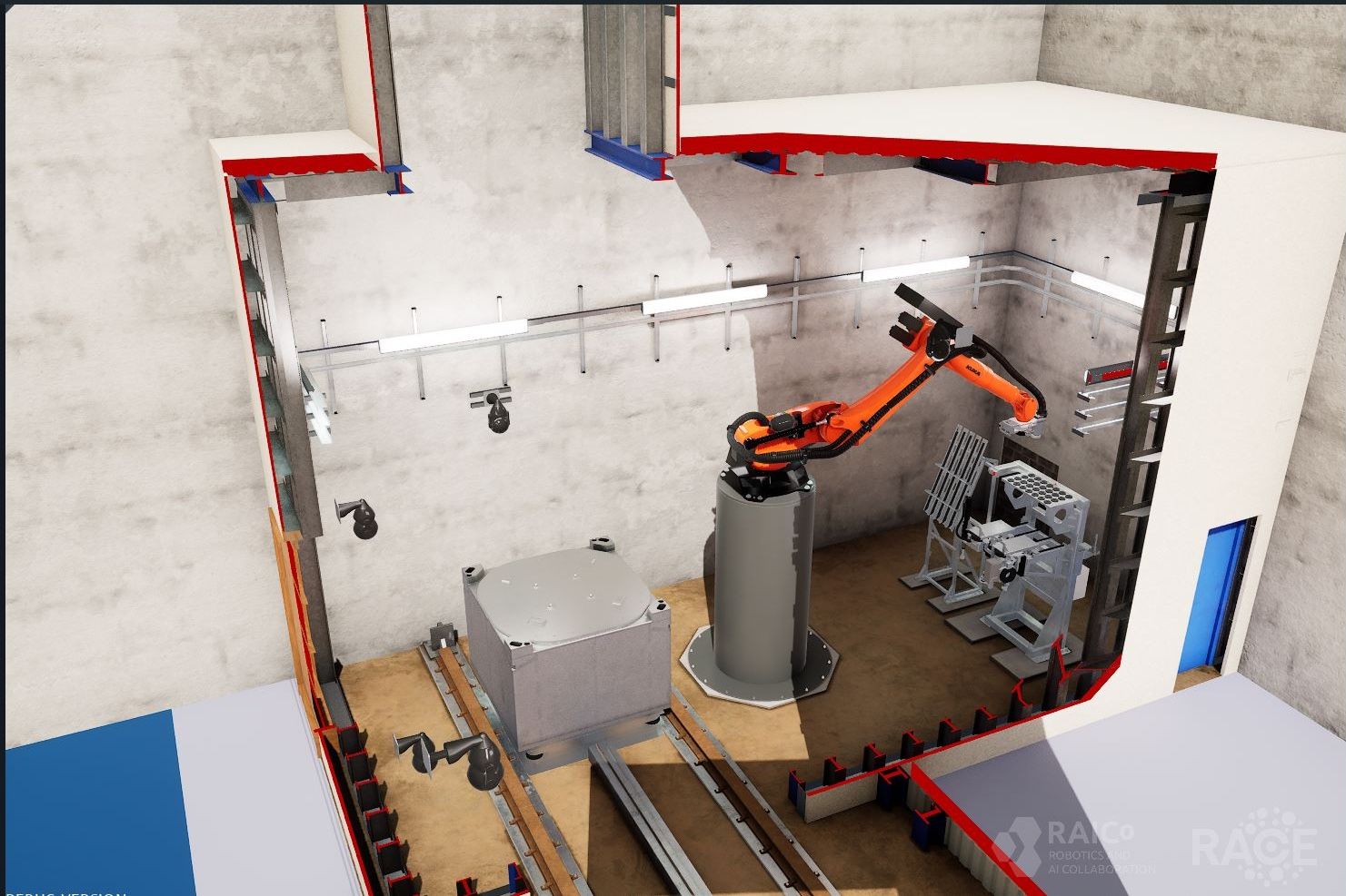 RAICo - Pile Fuel Cladding Silo Operations Simulator visual