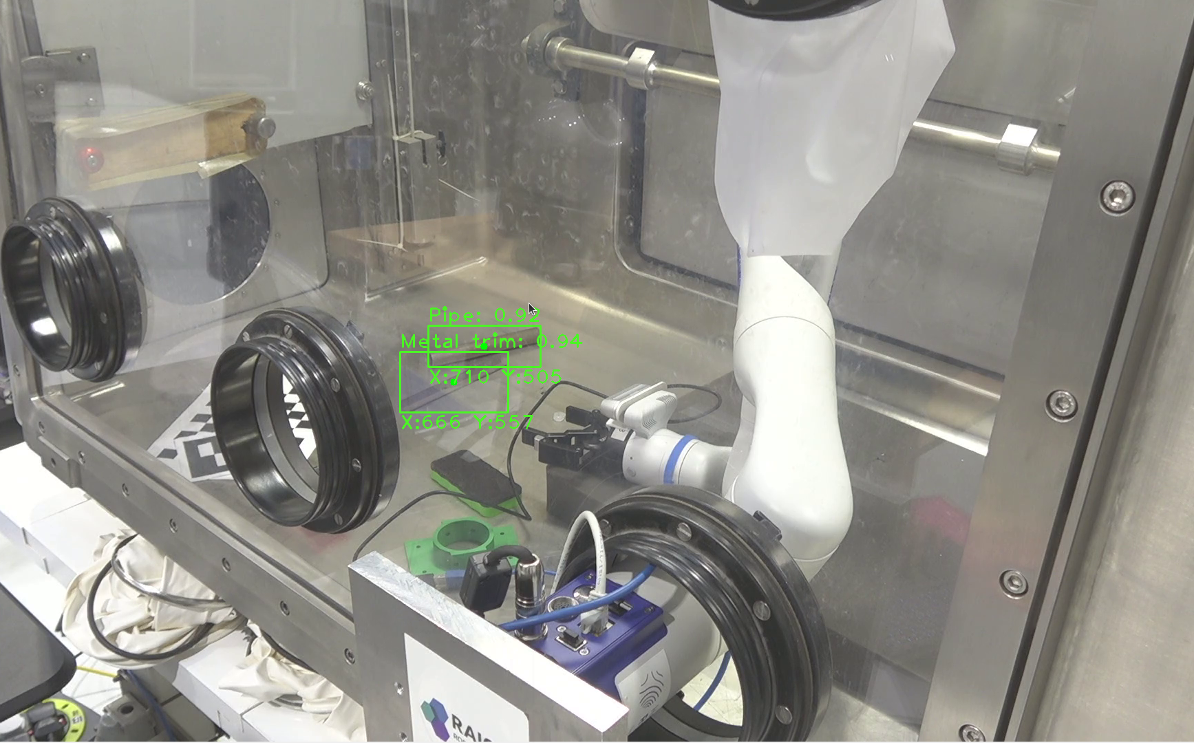 RAICo Robotic Glovebox Object Detection