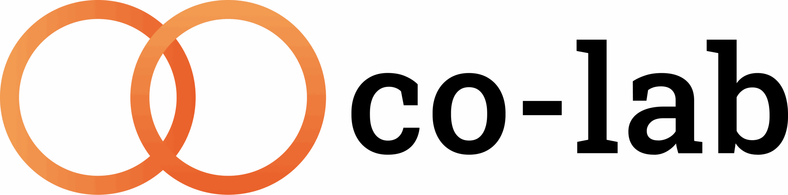 Co-Lab logo Horizontal (Black Text)