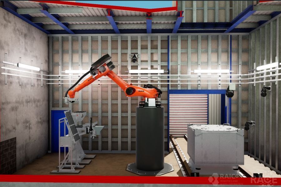 RAICo - Pile Fuel Cladding Silo Operations Simulator visual